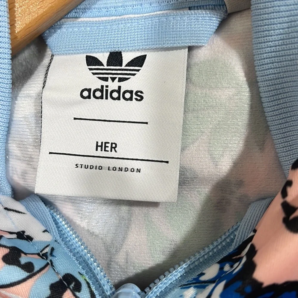 Adidas multi color her studio London sweatsuit girls set size 12 months NWT